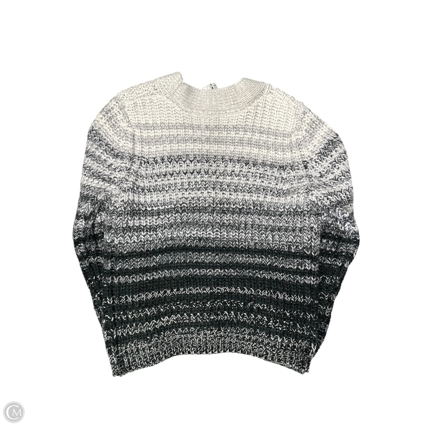 Sweater By 525 In Black & Grey, Size: S