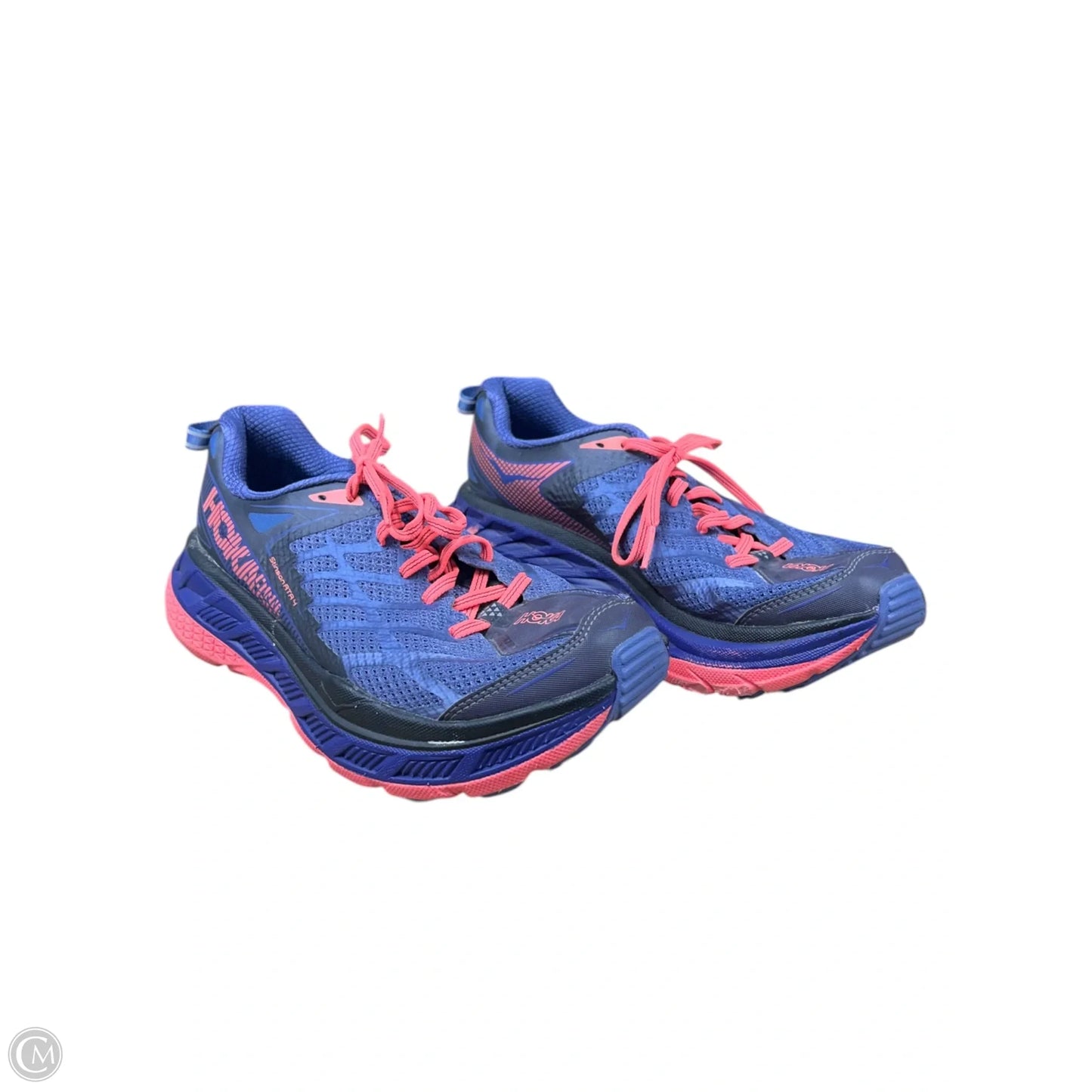 Shoes Athletic By Hoka In Blue & Pink, Size: 7