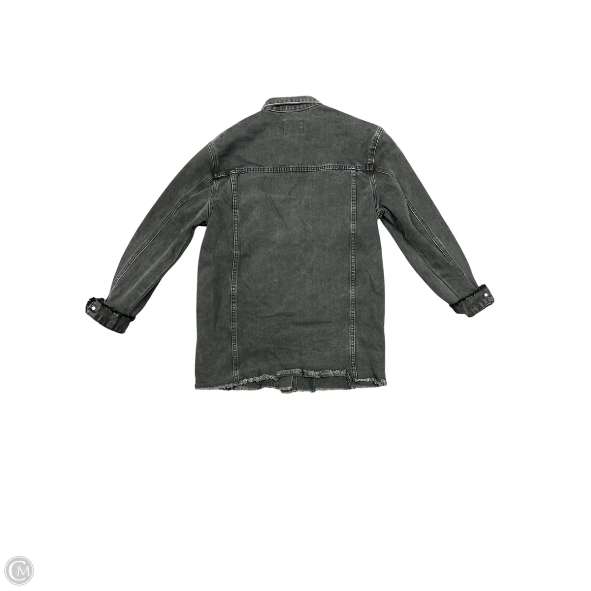 Jacket Denim By Love Tree In Black, Size: S
