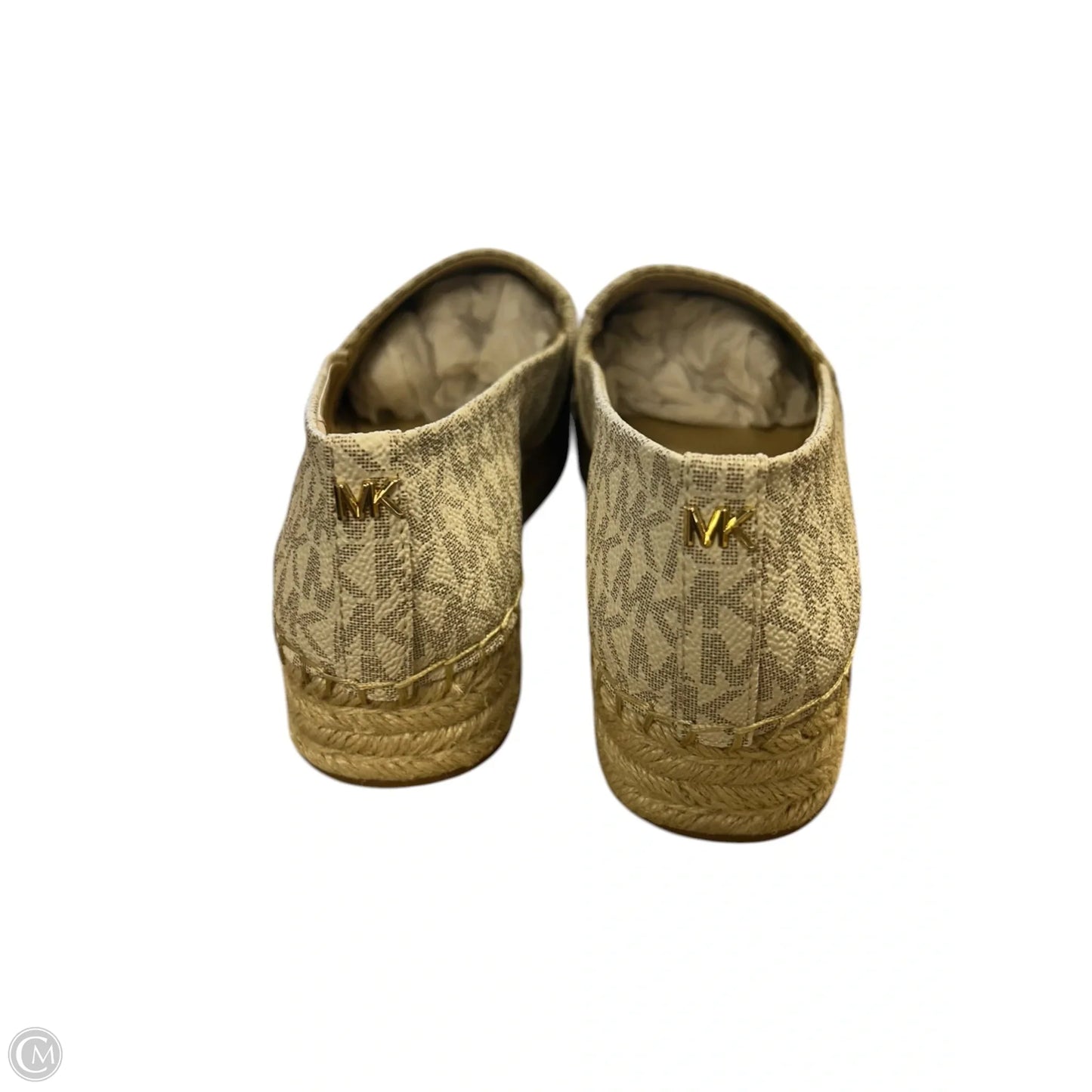 Shoes Designer By Michael Kors In Tan & White, Size: 7