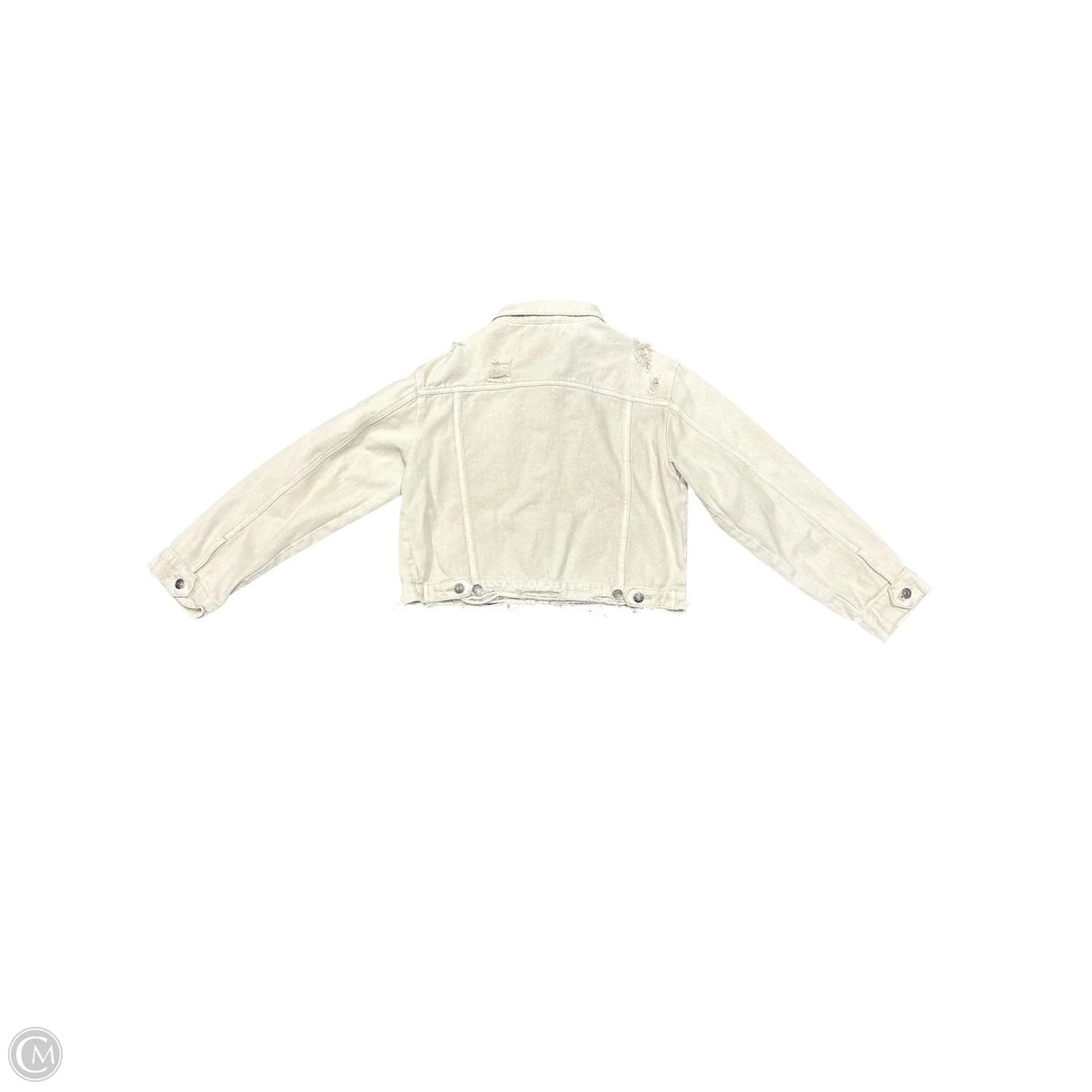 Jacket Denim By Mustard Seed In Beige, Size: S