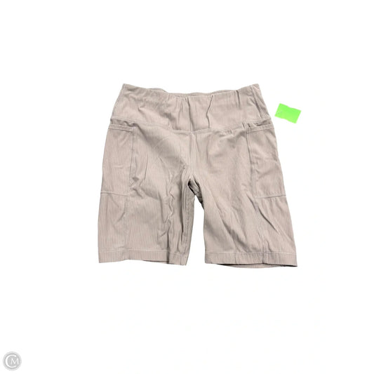 Athletic Shorts By Mondetta In Taupe, Size: L