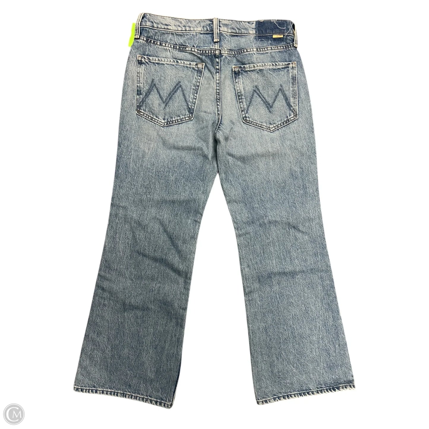 Jeans Straight By Mother In Blue Denim, Size: 2