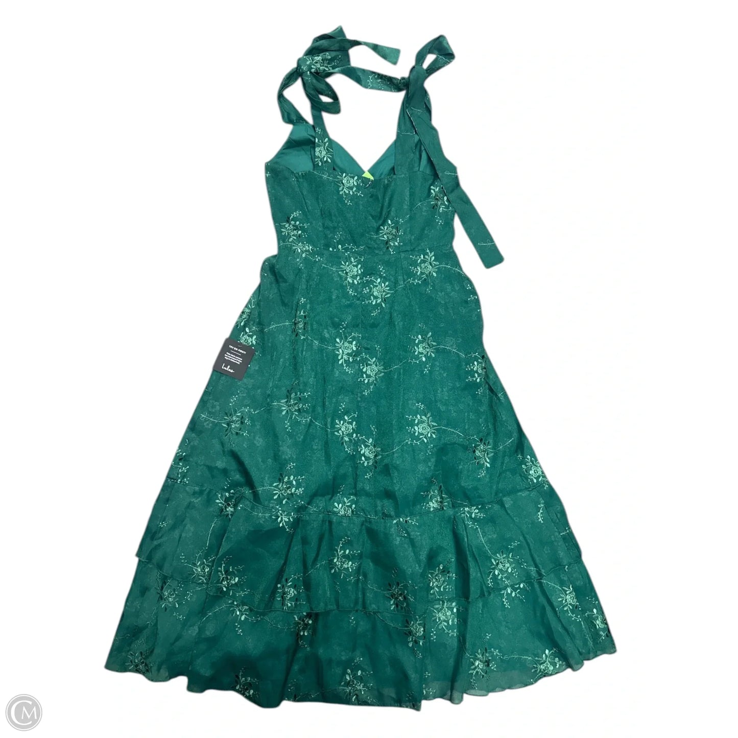 Dress Party Long By Lulus In Green, Size: L