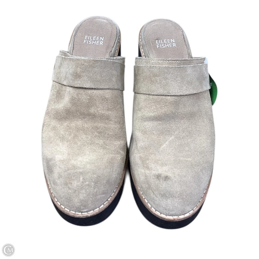 Sandals Flats By Eileen Fisher In Tan, Size: 8.5