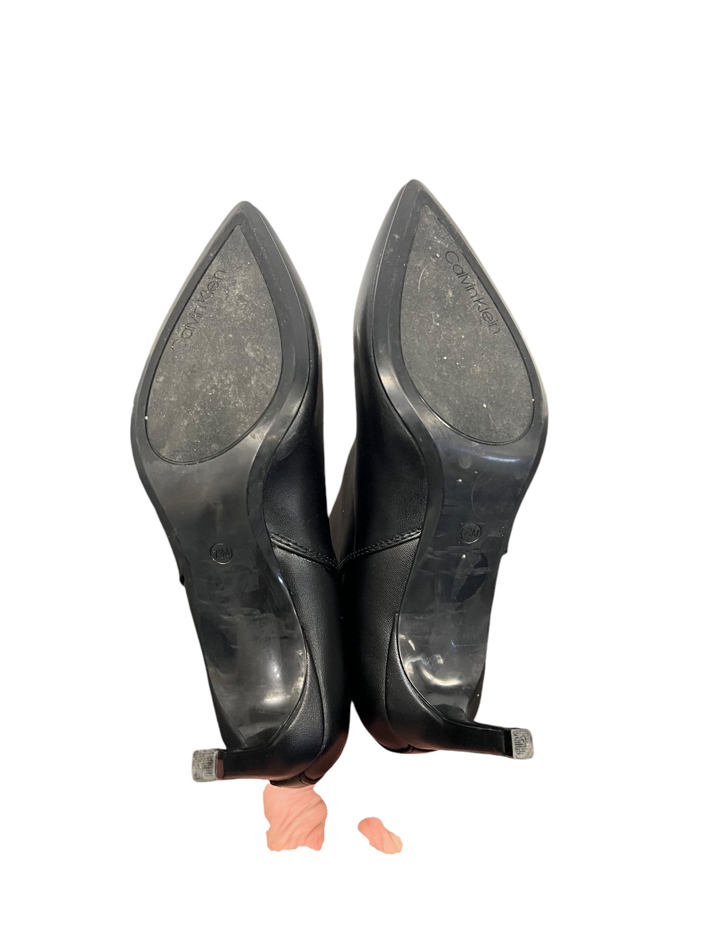 Shoes Heels Stiletto By Calvin Klein In Black, Size: 7.5