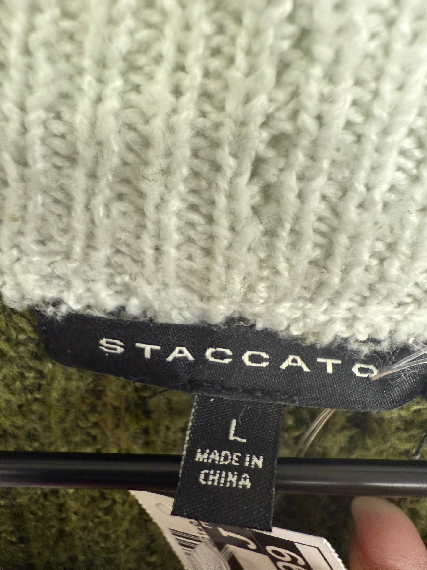 Sweater By Staccato In Green, Size: L