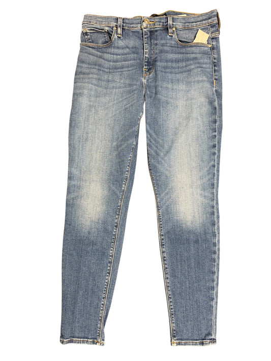 Jeans Skinny By Hudson In Blue Denim, Size: 10