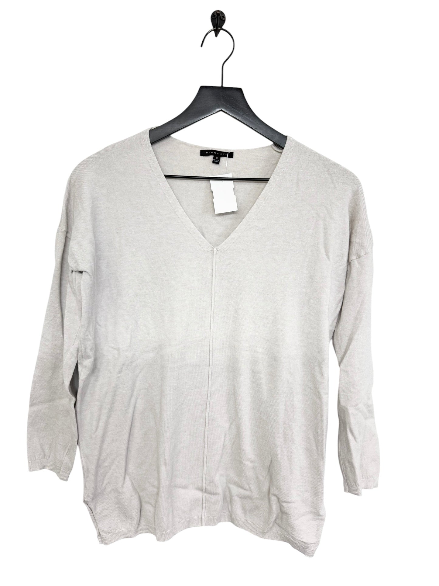 Sweater By Staccato In Ivory, Size: M