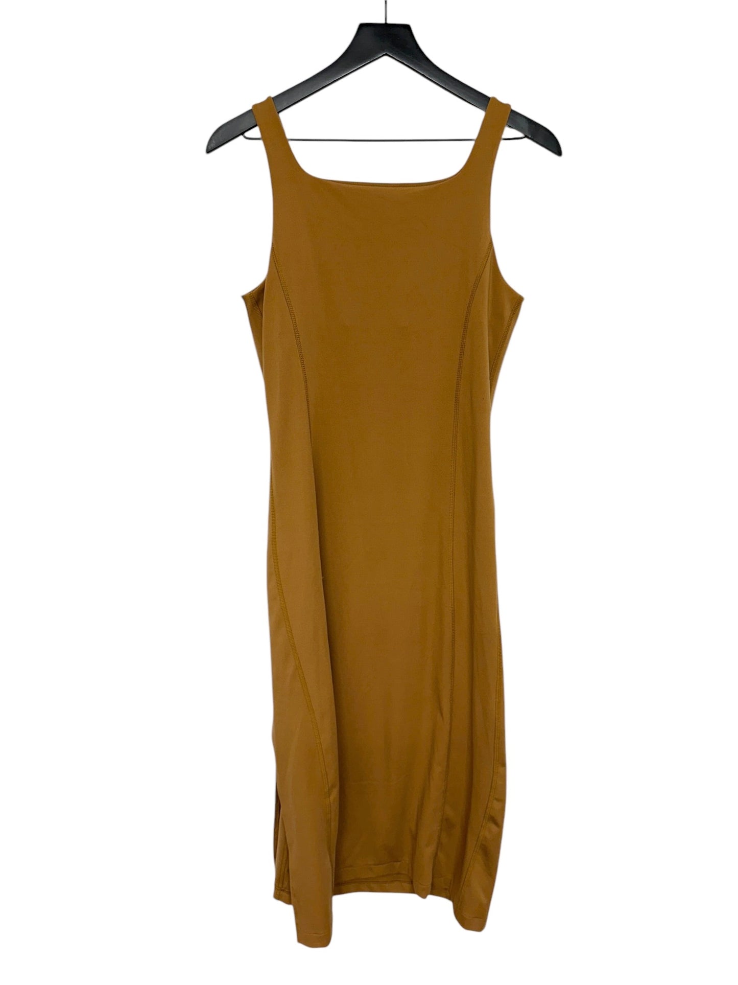 Dress Casual Midi By Mono B In Brown, Size: L