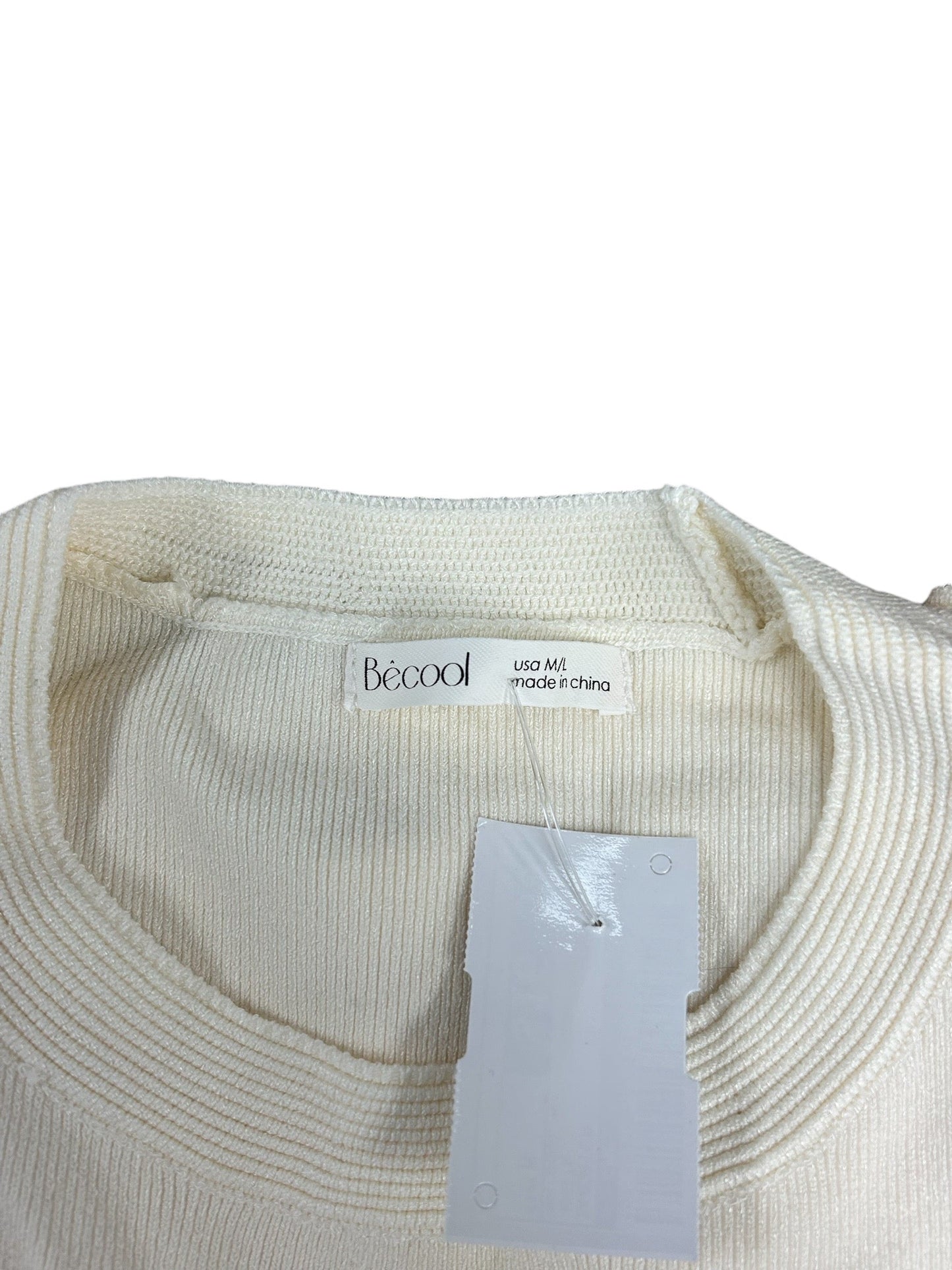 Sweater By Cmc In White, Size: M