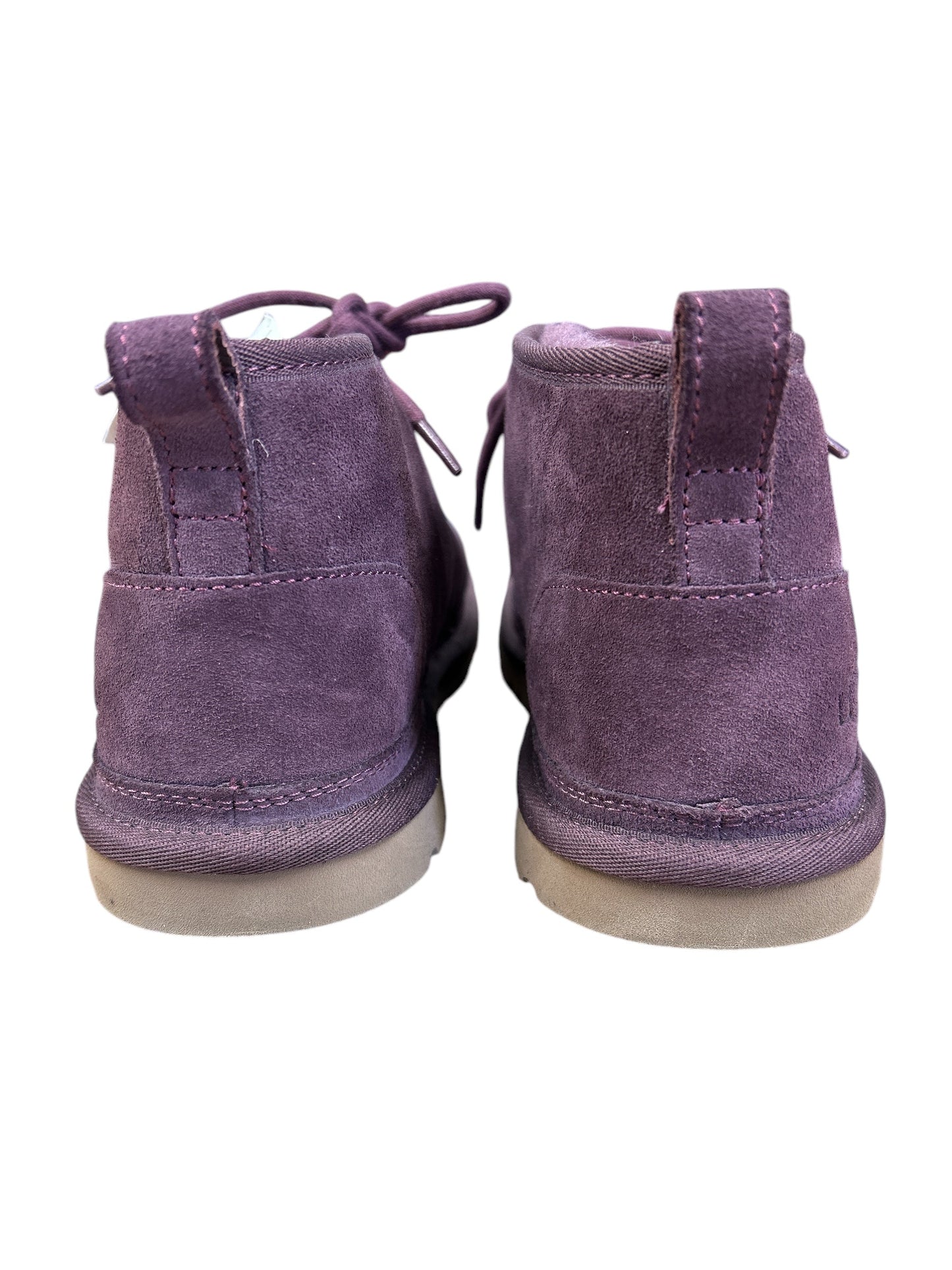 Boots Ankle Flats By Ugg In Purple, Size: 10