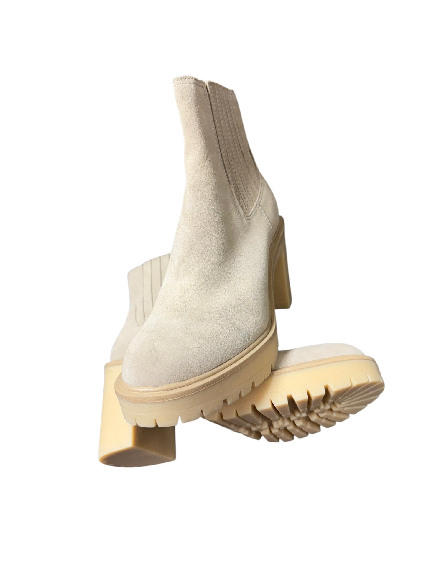 Boots Ankle Heels By Dolce Vita In Taupe, Size: 9