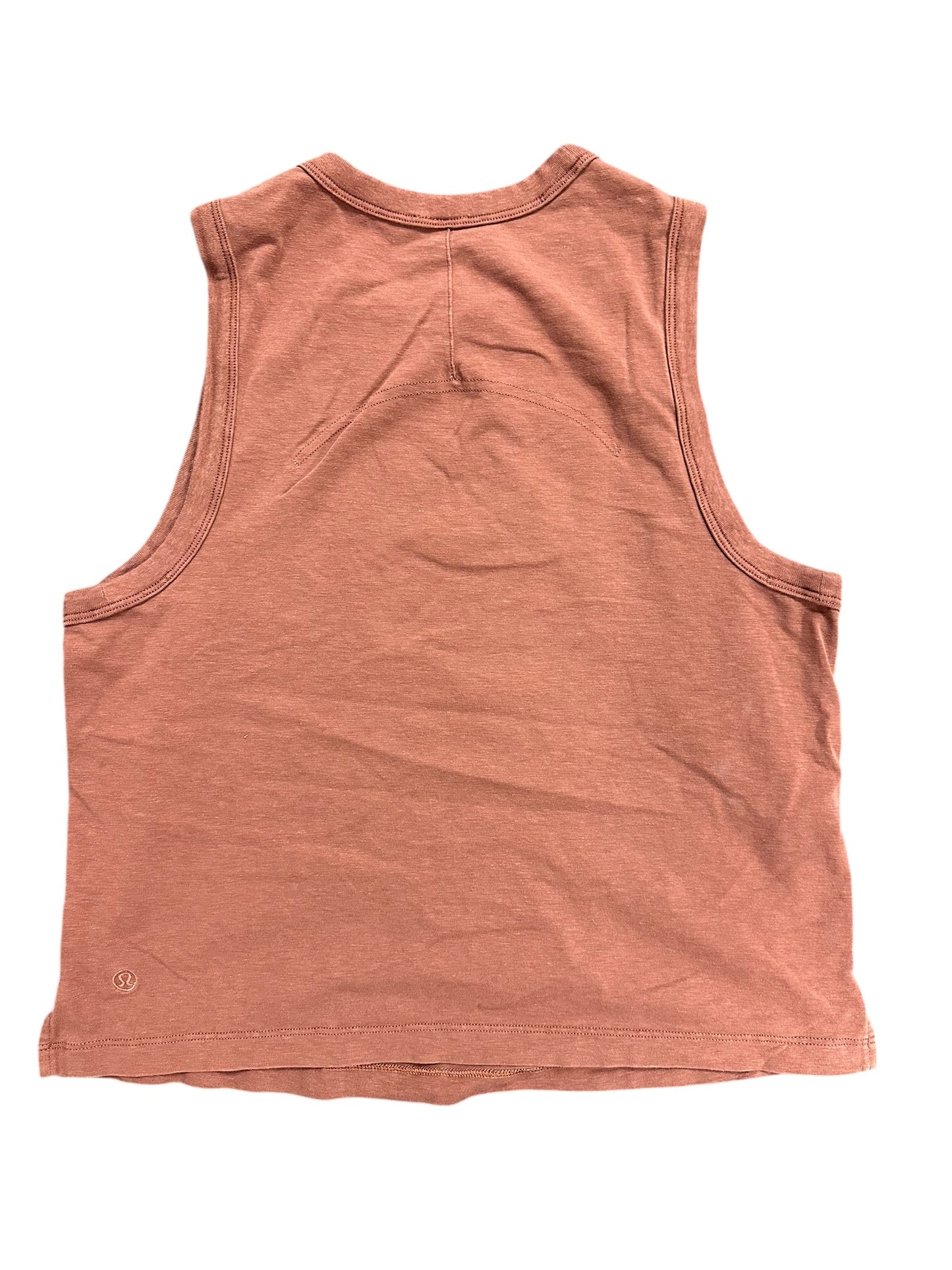 Athletic Tank Top By Lululemon In Orange, Size: Xs