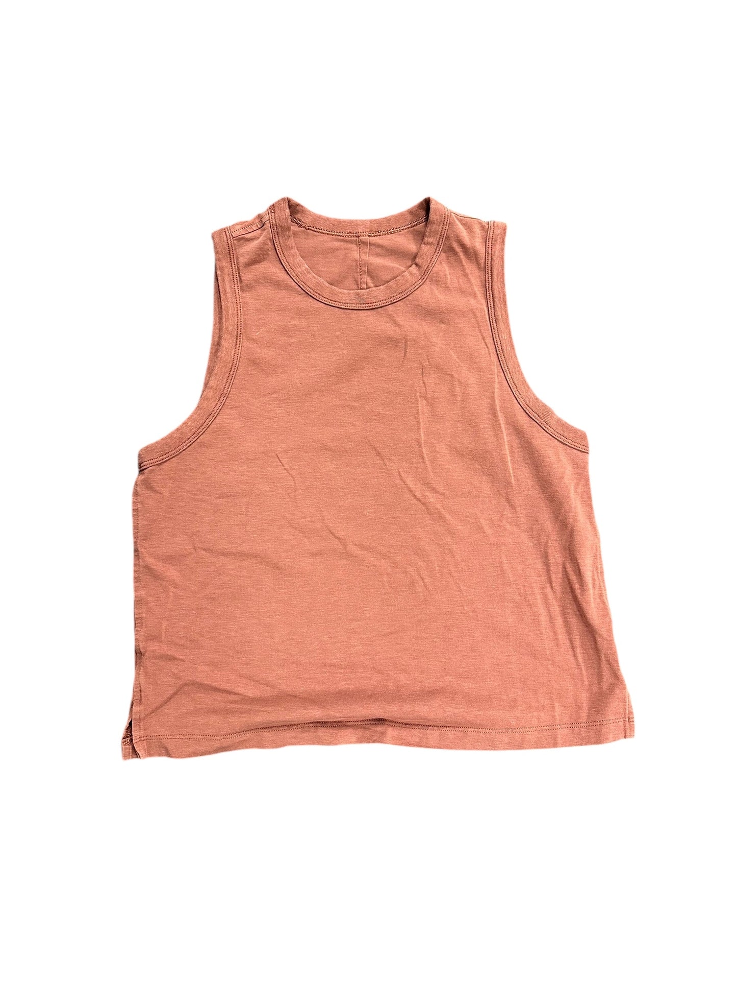 Athletic Tank Top By Lululemon In Orange, Size: Xs