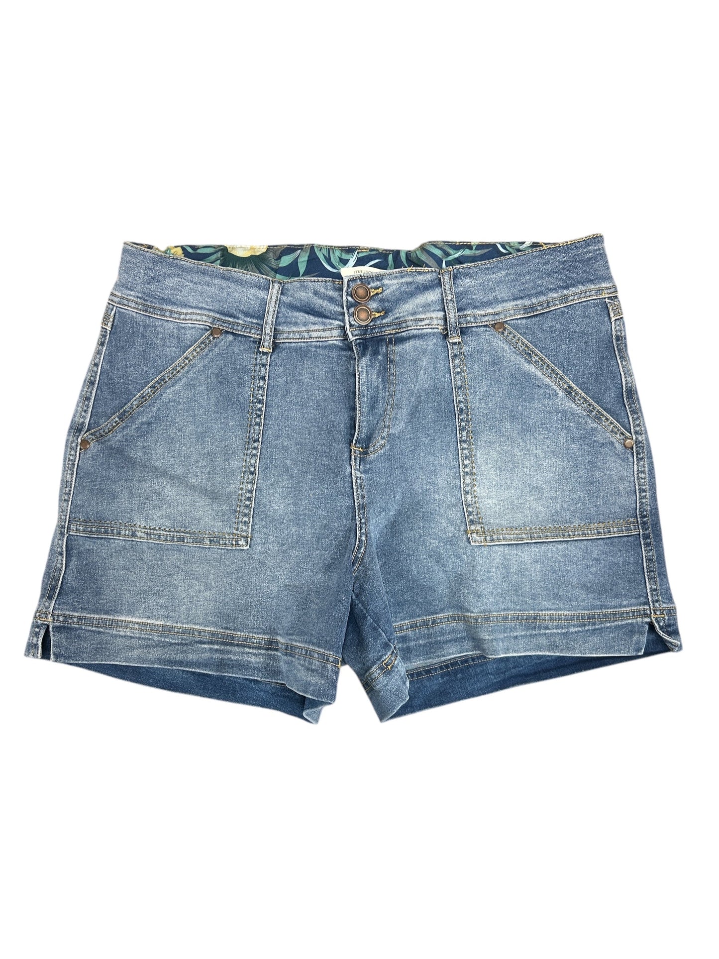 Shorts By Maurices In Blue Denim, Size: 14