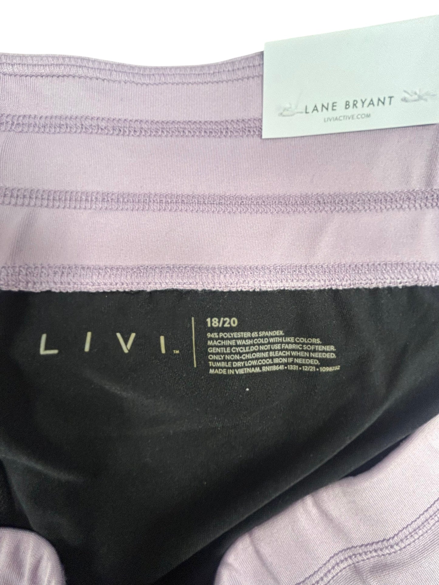 Athletic Shorts By Livi Active In Mauve, Size: 2X