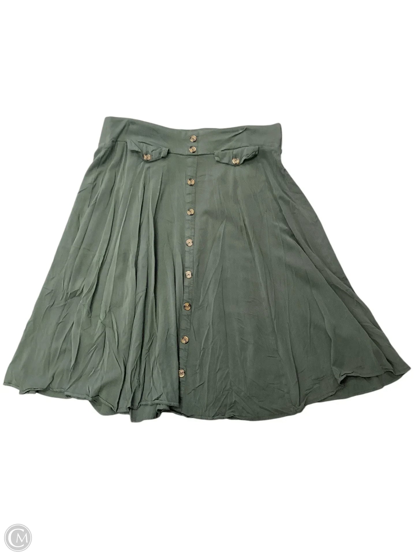 Skirt Midi By Torrid In Green, Size: 2x