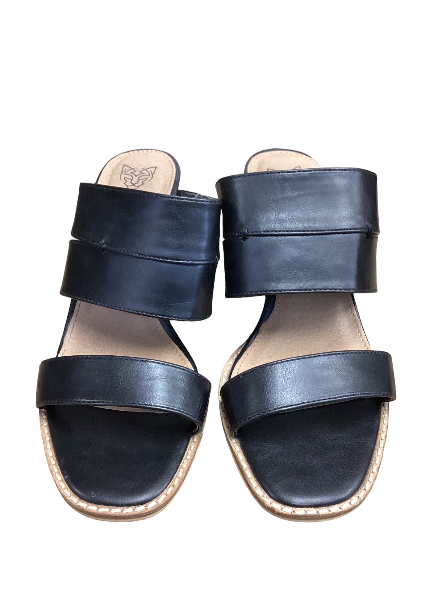 Black Shoes Heels Block Clothes Mentor, Size 8