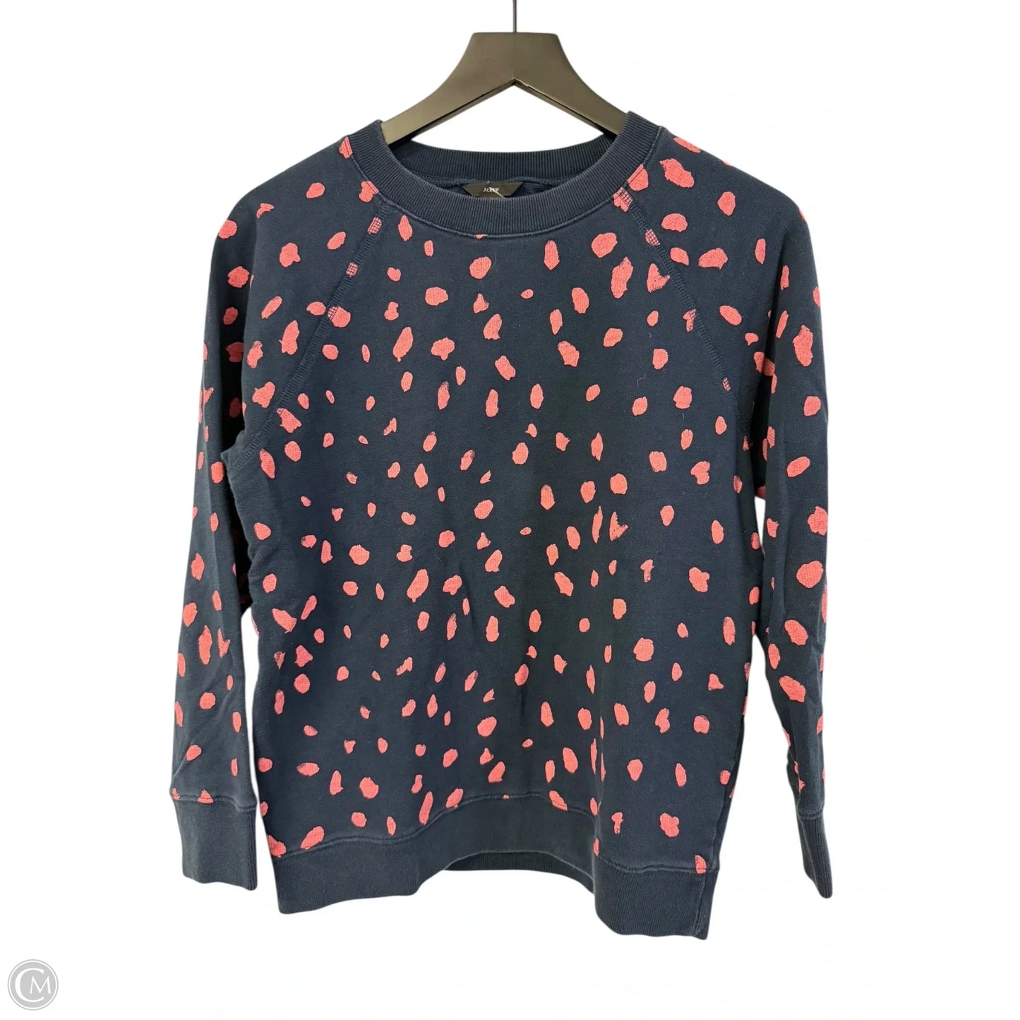 Sweatshirt Crewneck By J. Crew In Blue & Pink, Size: M