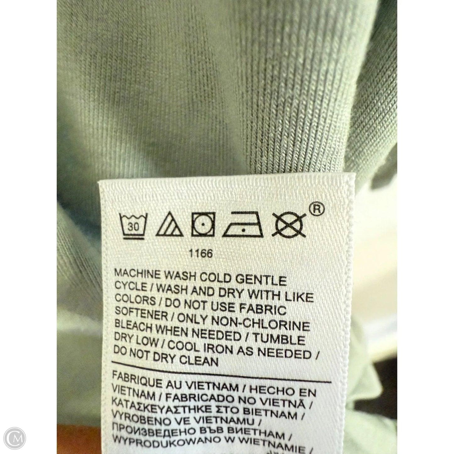 Athletic Top Long Sleeve Crewneck By Athleta In Green, Size: S