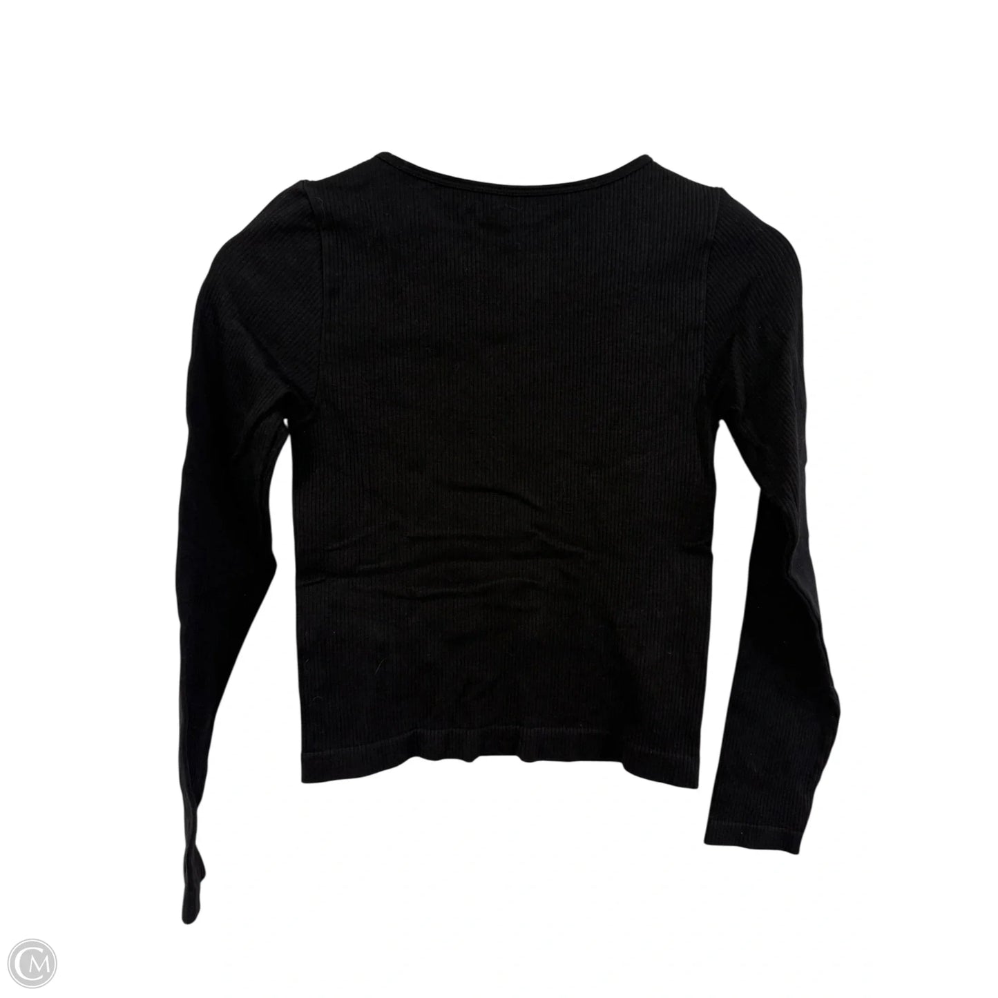 Athletic Top Long Sleeve Crewneck By Clothes Mentor In Black, Size: M
