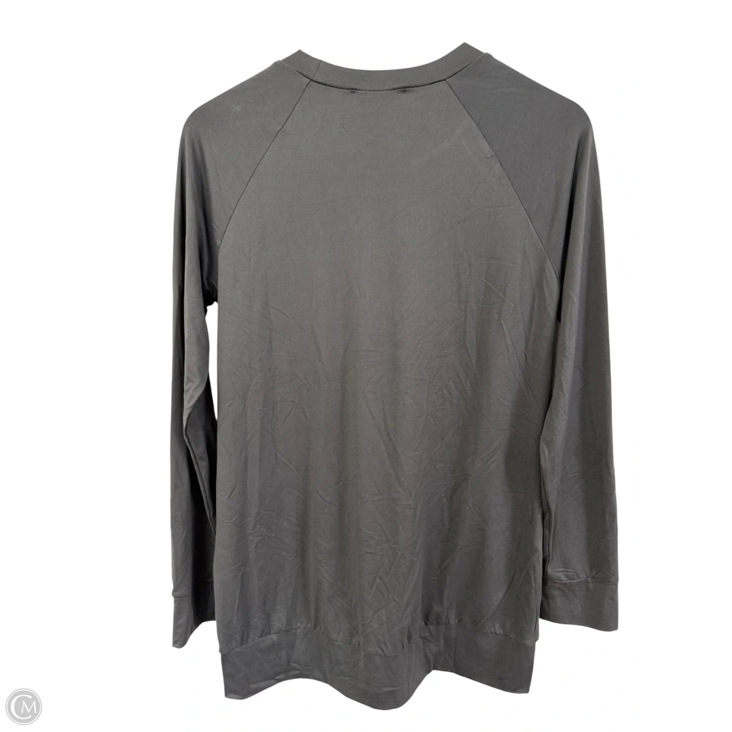 Top Long Sleeve By Clothes Mentor In Grey, Size: S