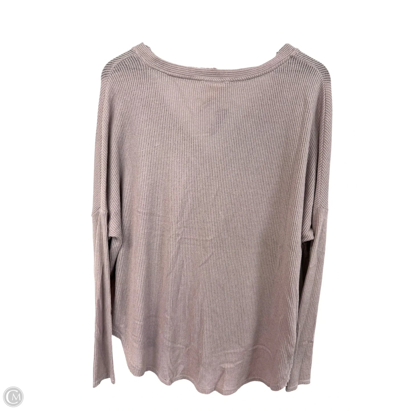 Top Long Sleeve By Blu Pepper In Mauve, Size: S
