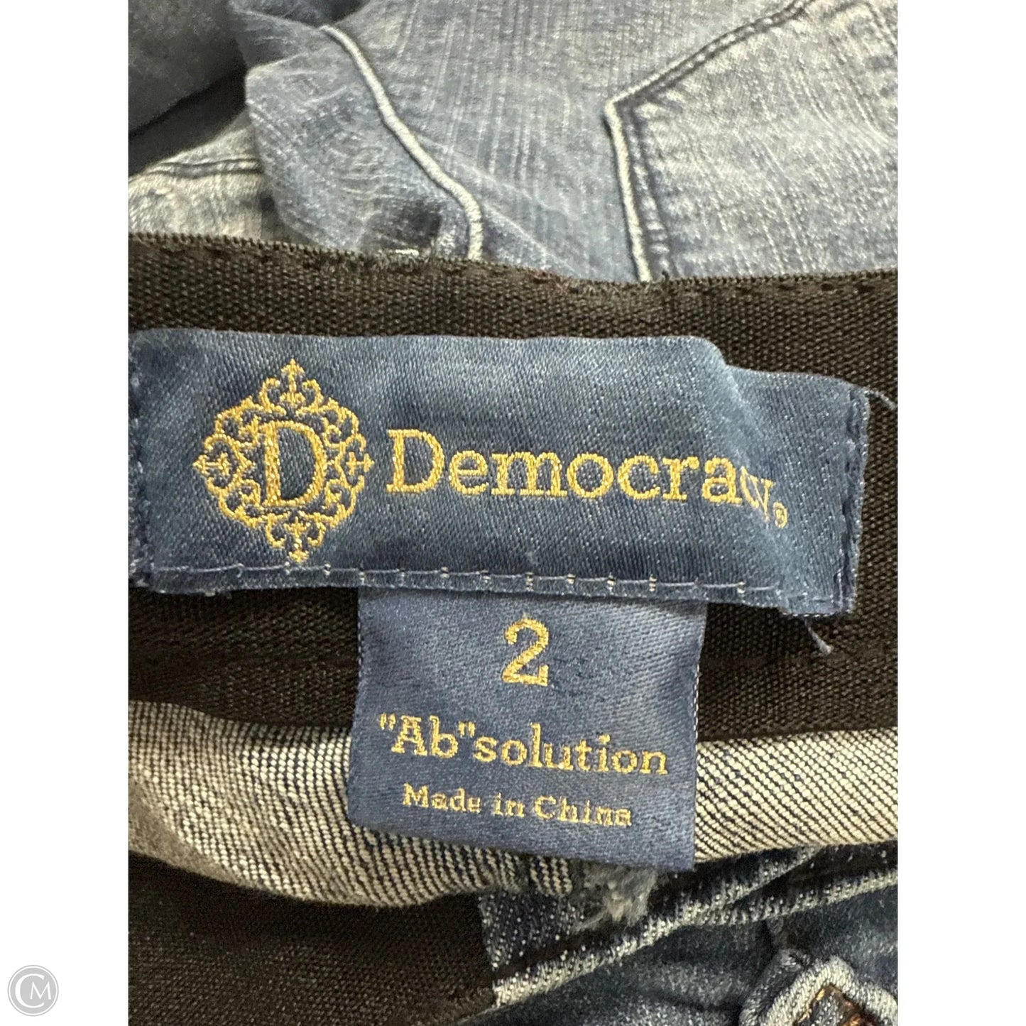 Jeans Cropped By Democracy In Blue Denim, Size: 2