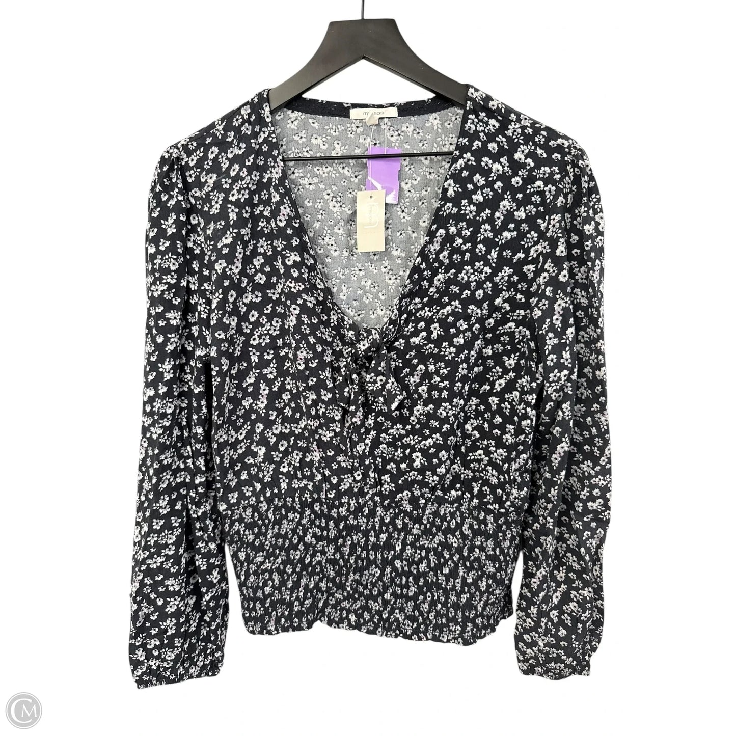 Top Long Sleeve By Maurices In Floral Print, Size: M