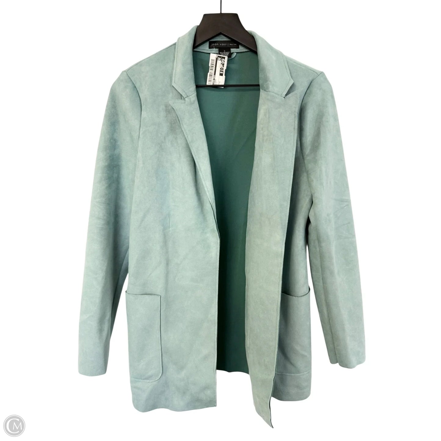 Blazer By Joan Vass In Blue, Size: S