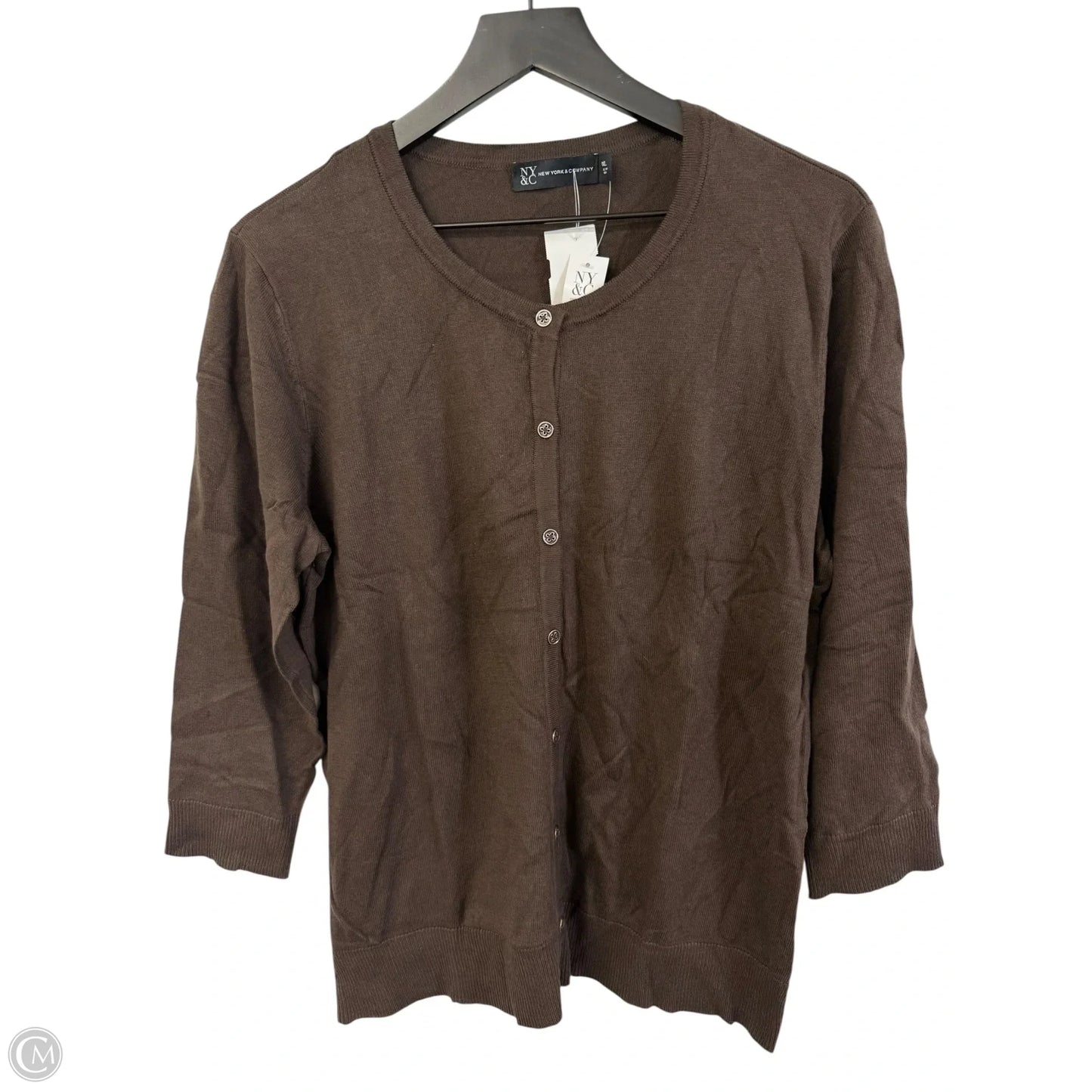 Cardigan By New York And Co In Brown, Size: Xxl
