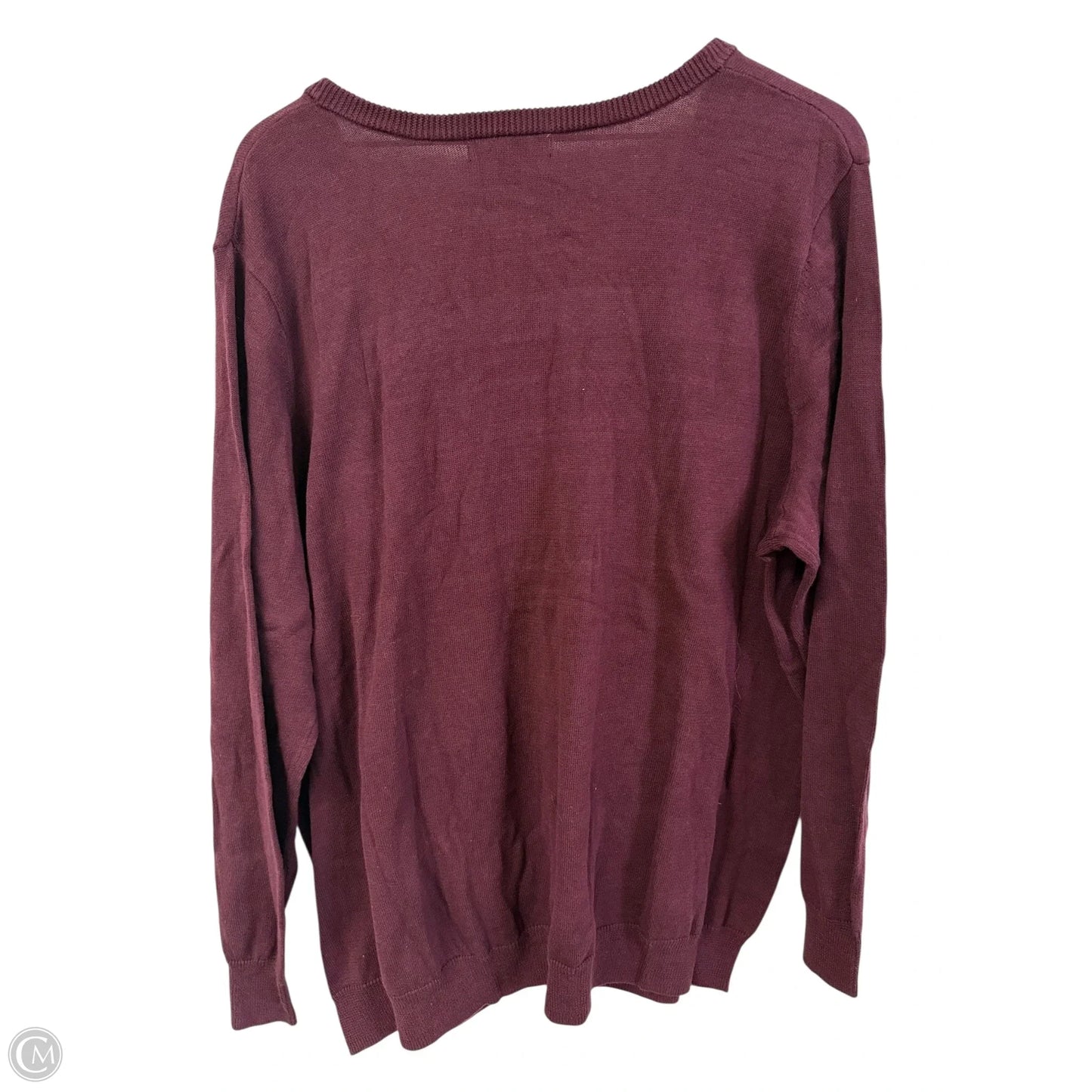 Sweater Cardigan By Ellos In Purple, Size: 1x