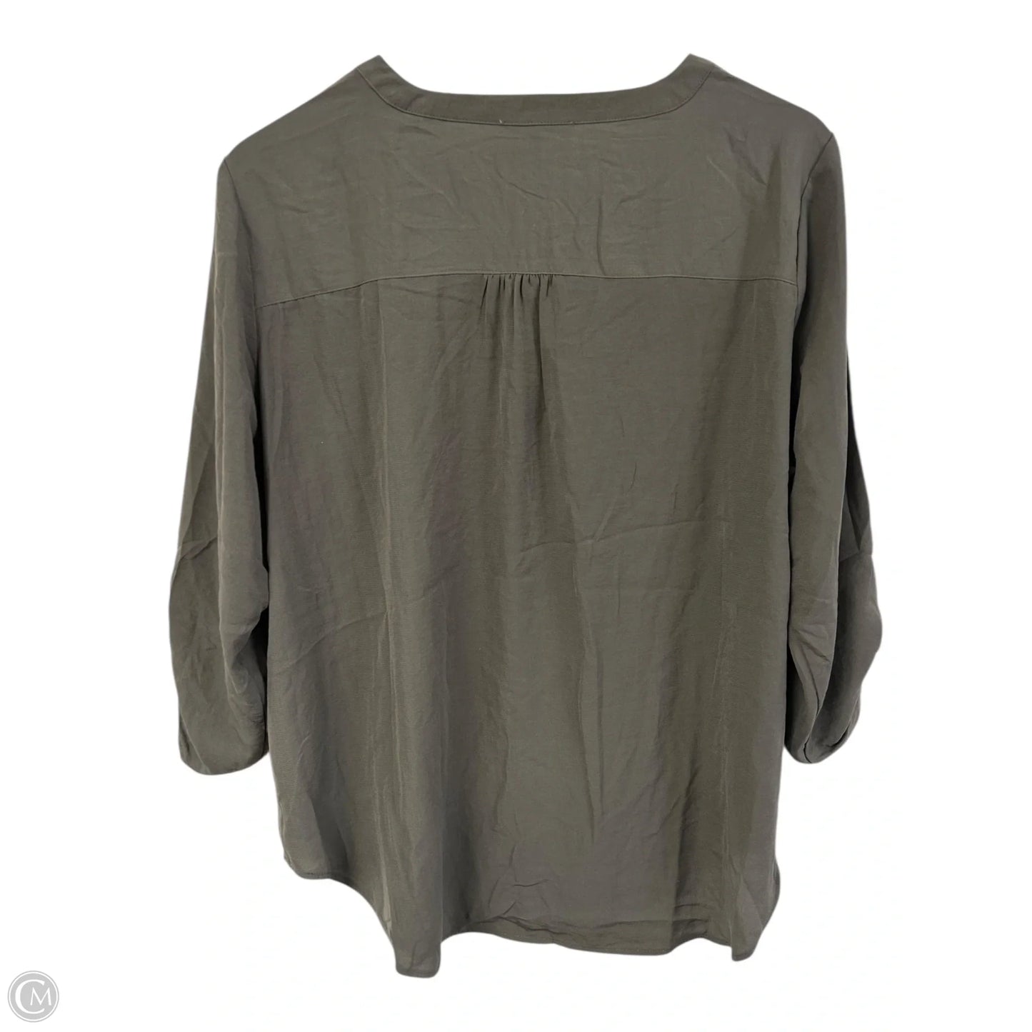 Top Long Sleeve By Maurices In Grey, Size: L