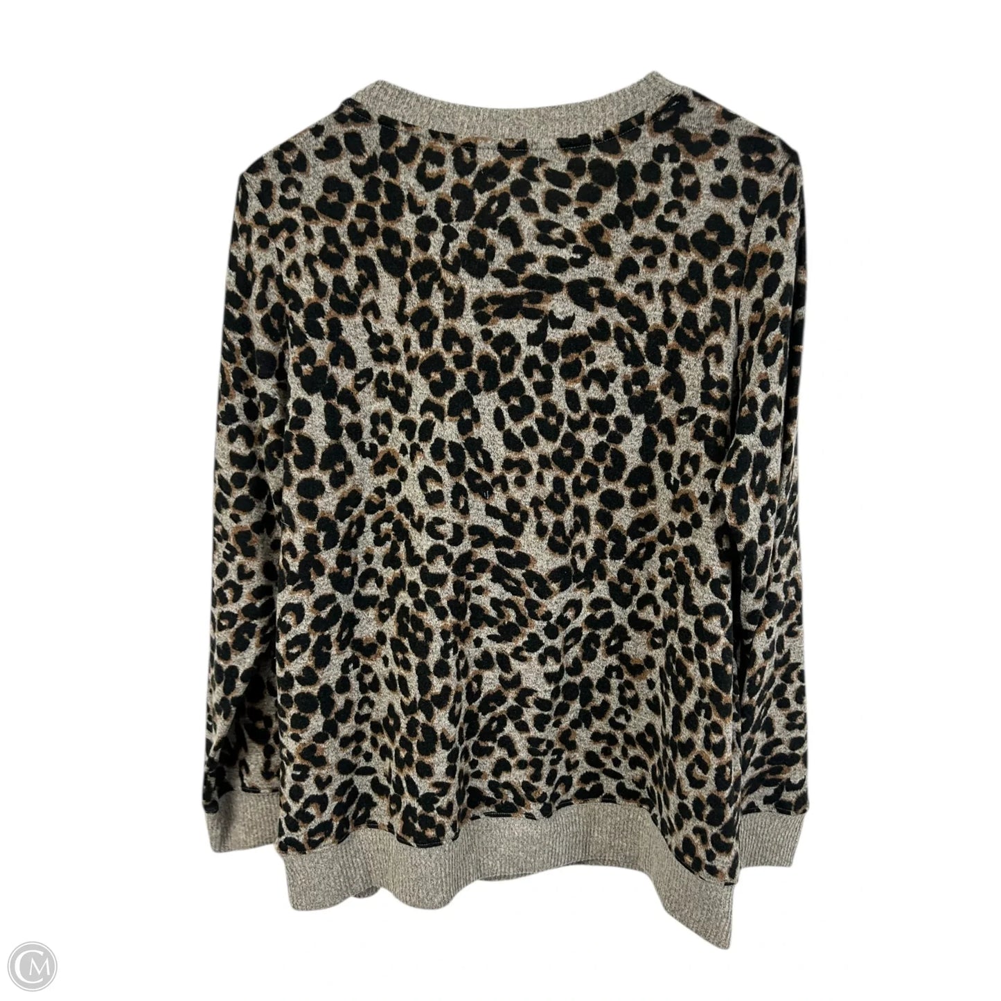 Top Long Sleeve By Maurices In Tan, Size: L