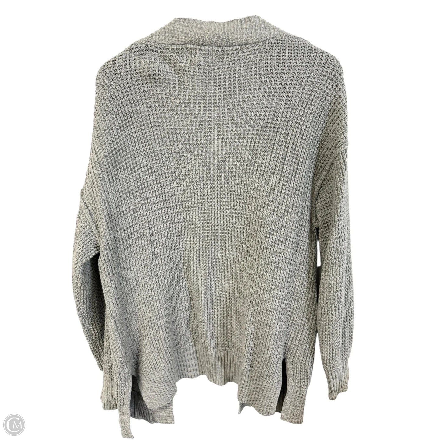 Sweater Cardigan By Universal Thread In Grey, Size: S