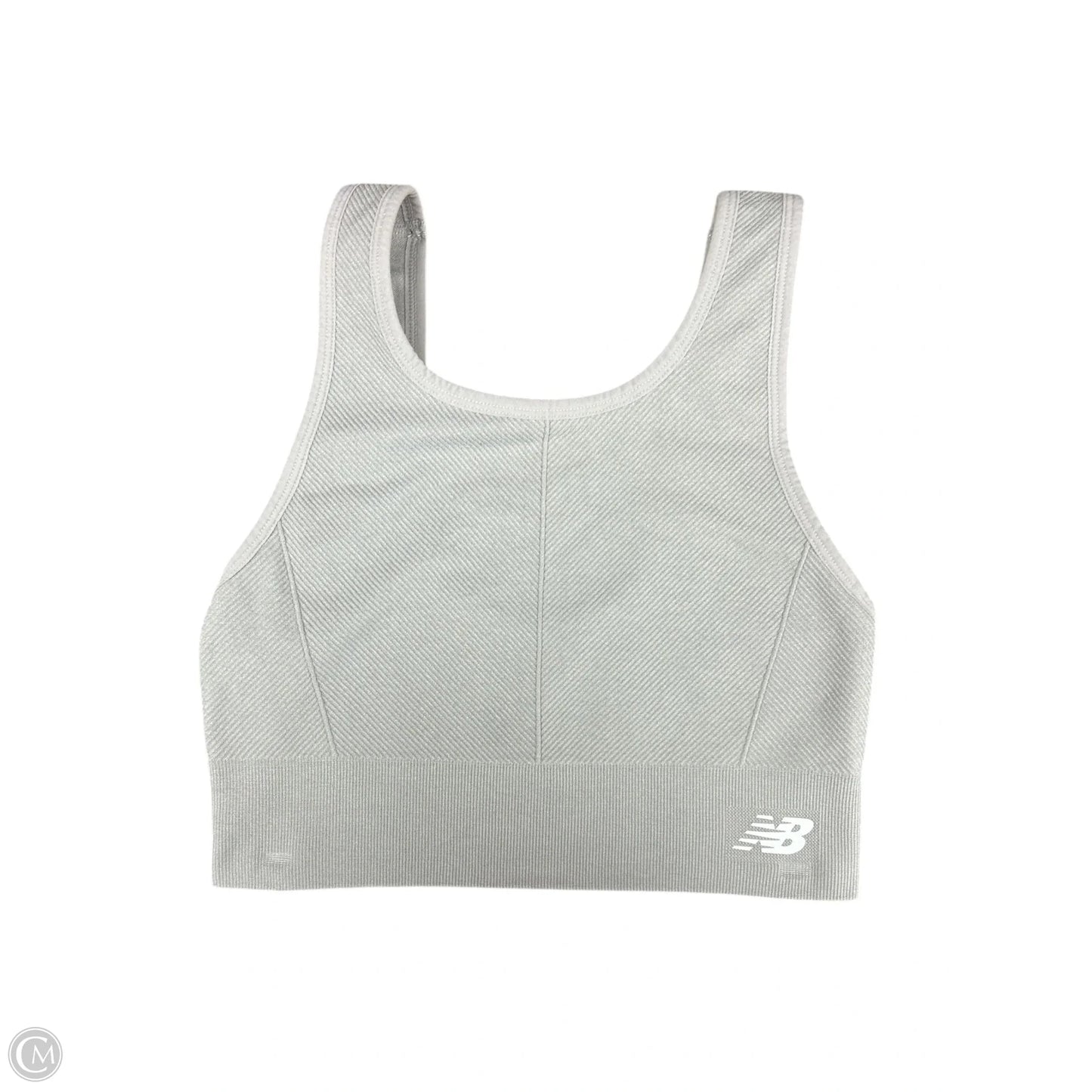 Athletic Bra By New Balance In Grey, Size: M