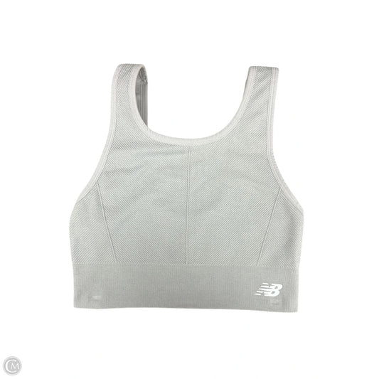 Athletic Bra By New Balance In Grey, Size: M