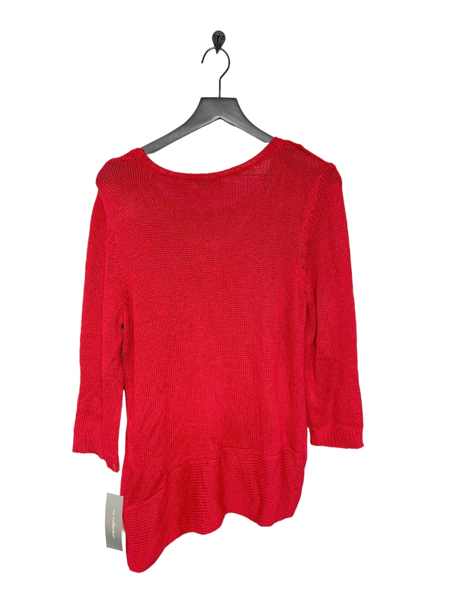 Red Sweater Ny Collection, Size L