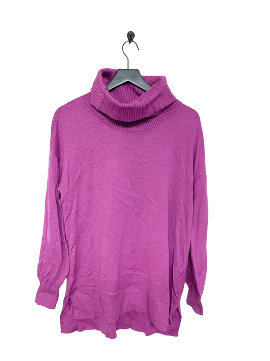 Purple Sweater Loft O, Size L