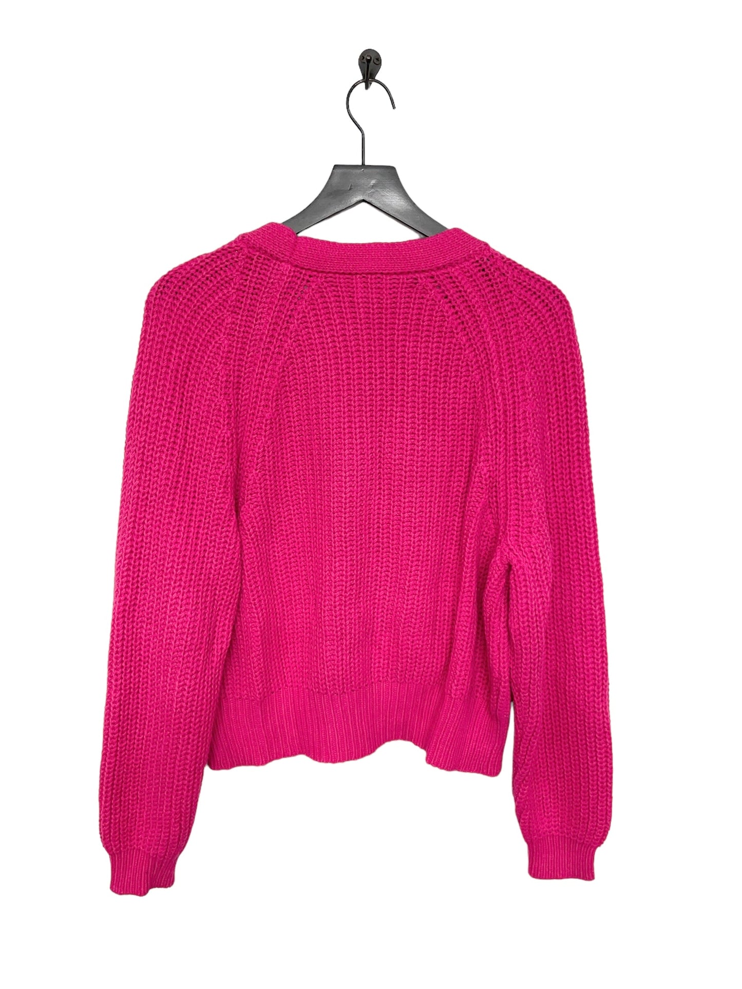 Pink Sweater Cardigan A New Day, Size L