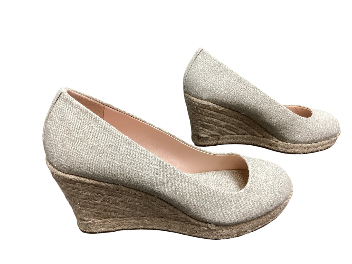 Shoes Heels Wedge By J. Crew In Tan, Size: 8