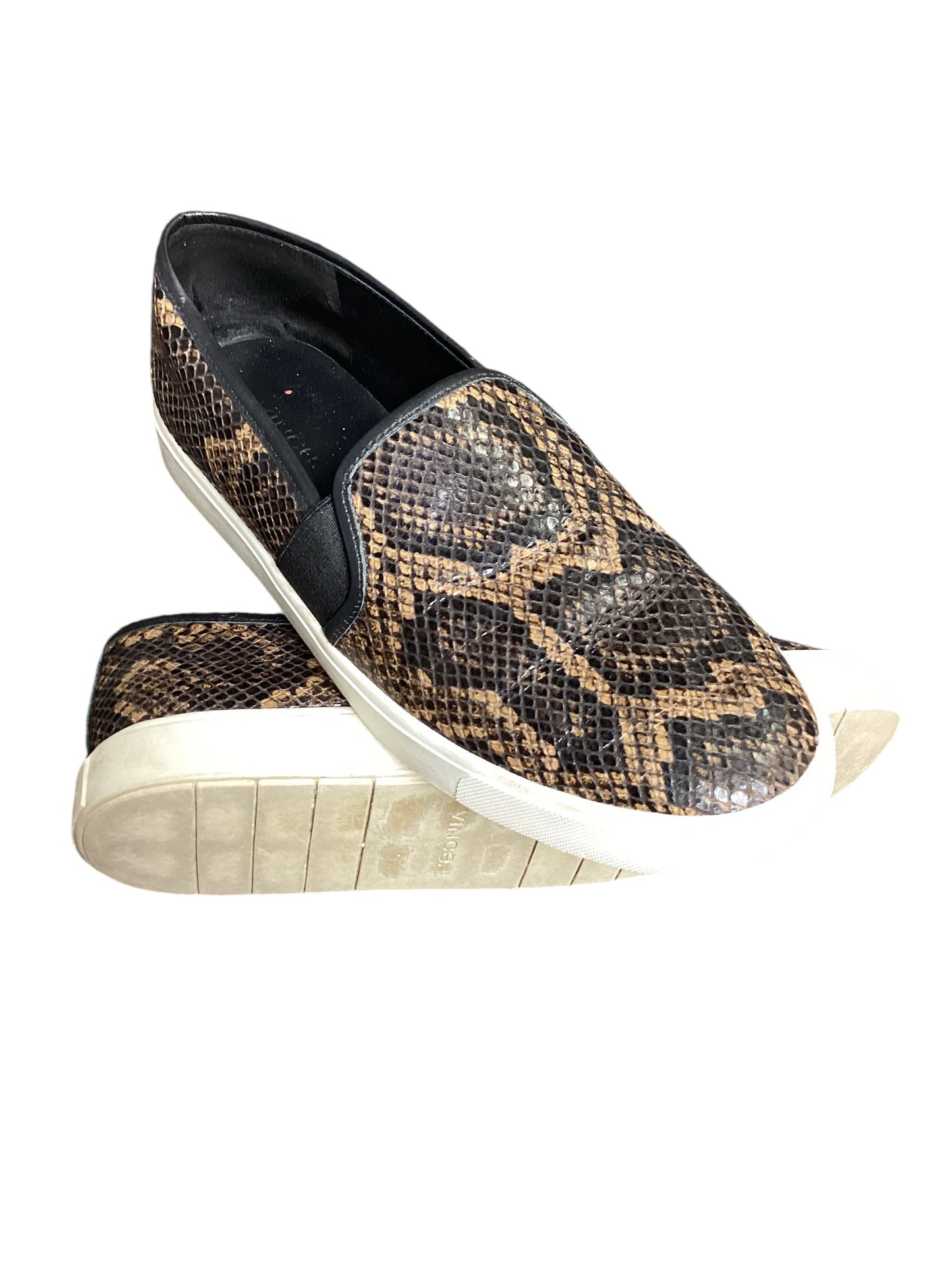 Shoes Flats By Vince In Snakeskin Print, Size: 8