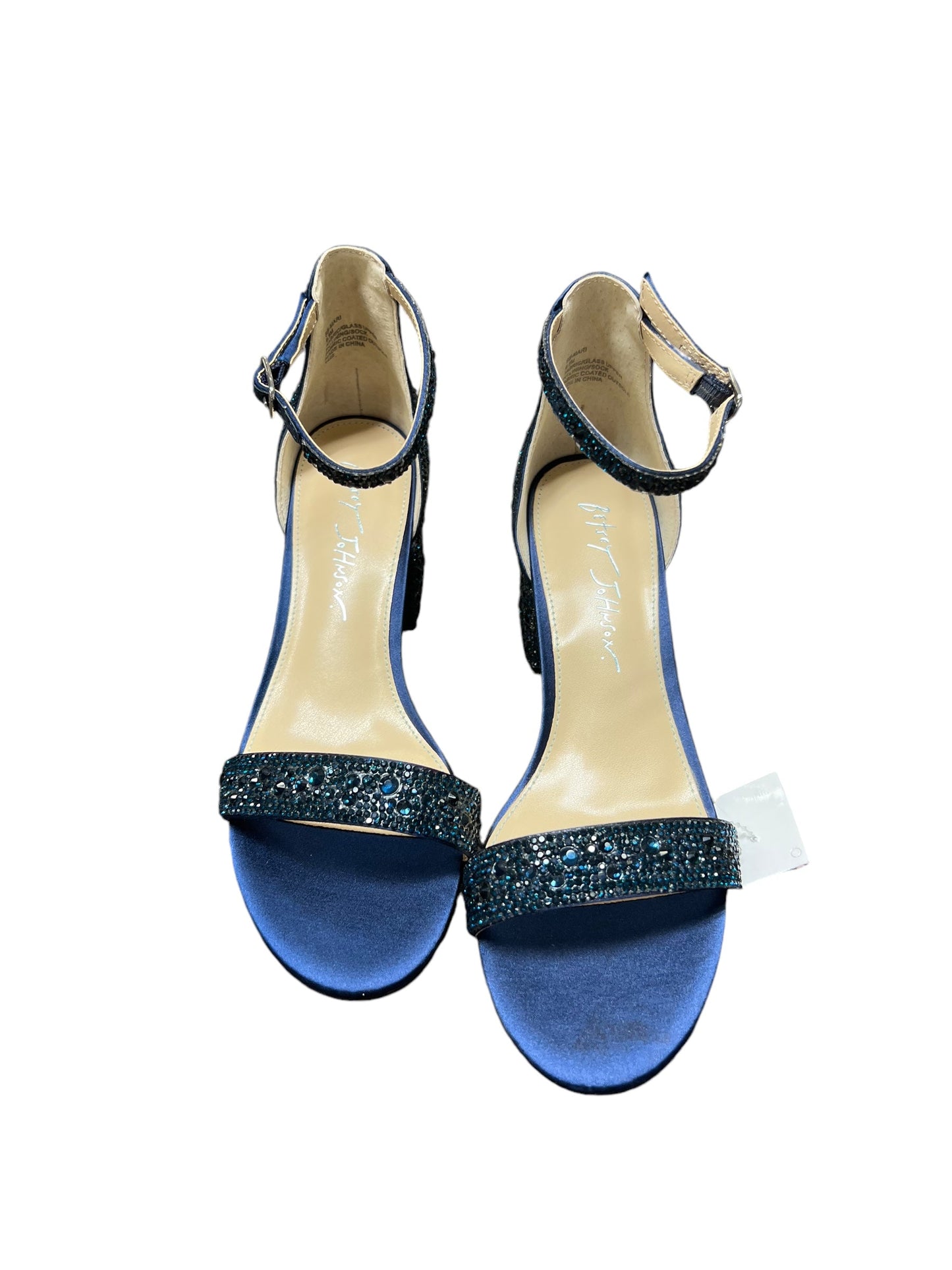 Shoes Heels Block By Betsey Johnson In Blue, Size: 6.5