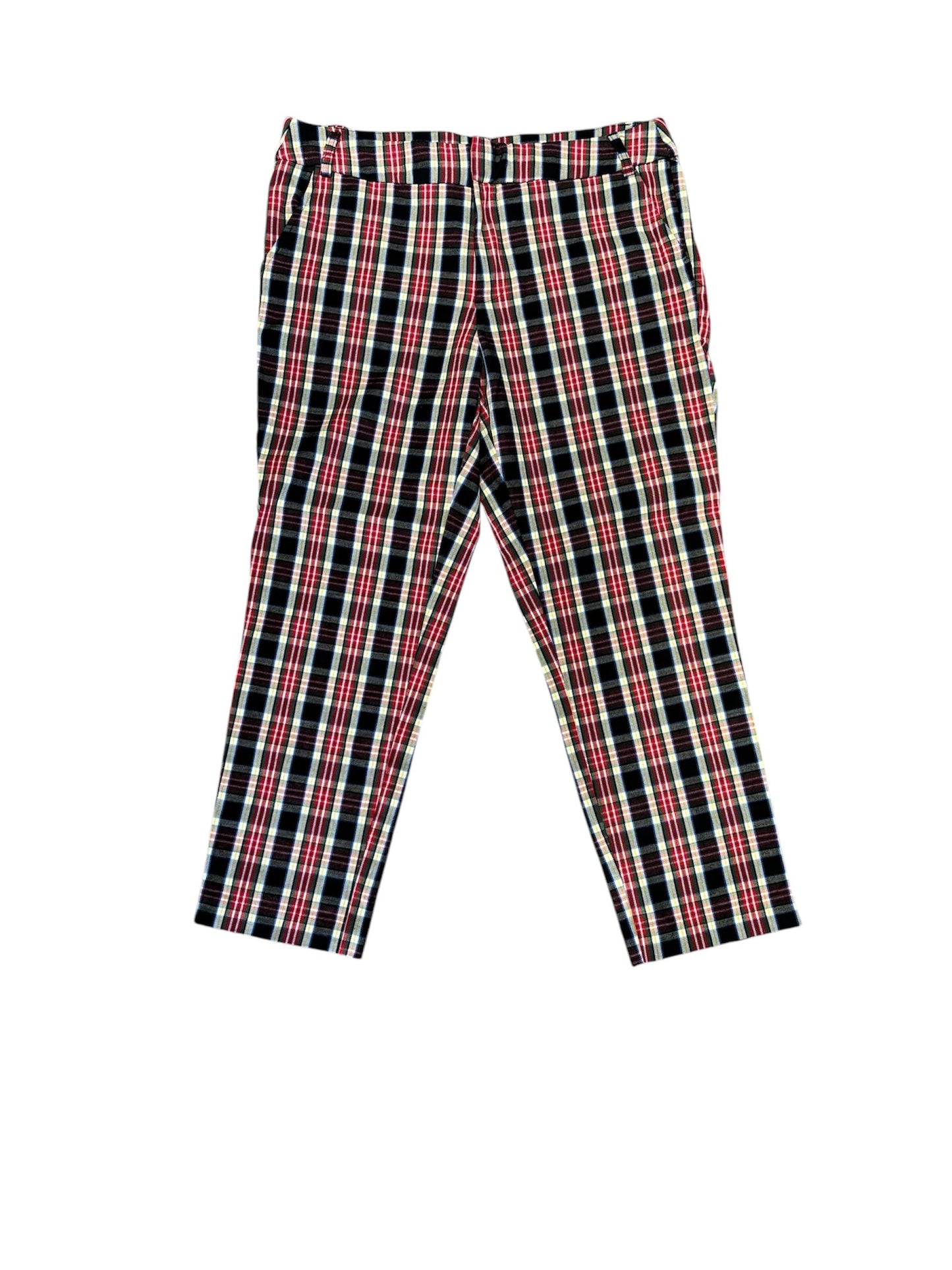 Pants Dress By Time And Tru In Plaid Pattern, Size: 12