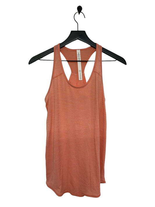 Athletic Tank Top By Lululemon In Peach, Size: 4