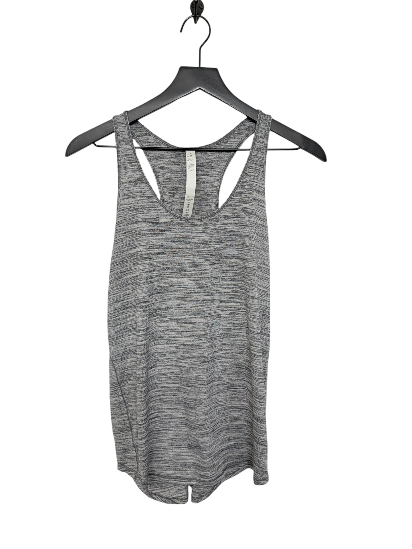 Athletic Tank Top By Lululemon In Grey, Size: 4