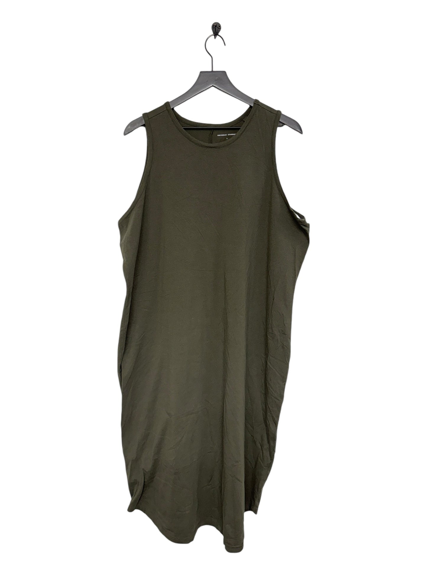 Dress Casual Midi By Cmc In Green, Size: 3x