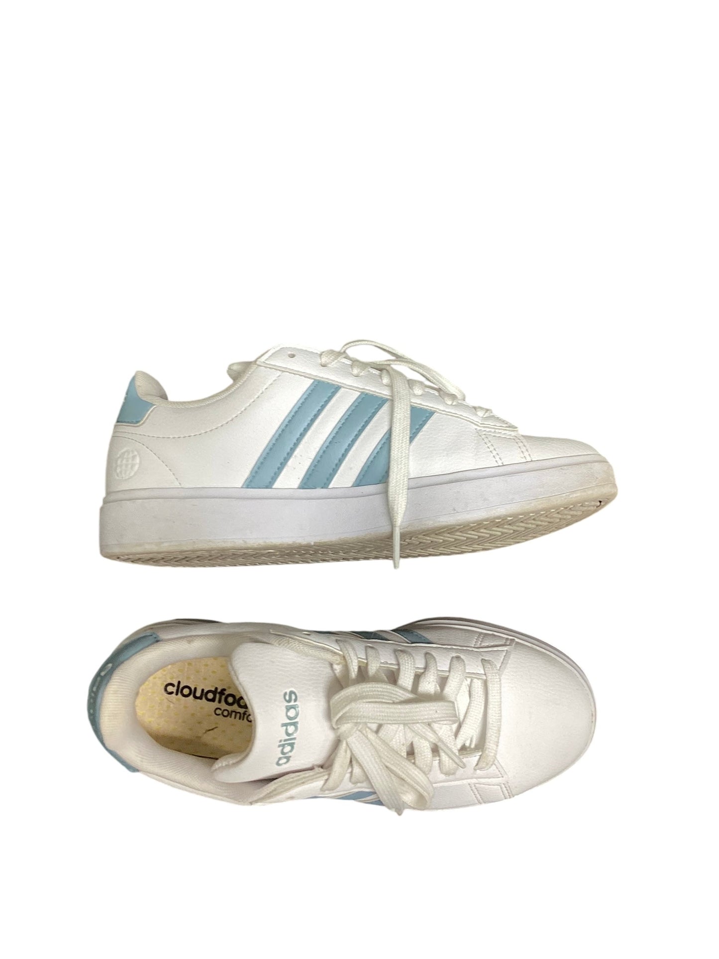 Shoes Sneakers By Adidas In Blue & White, Size: 6.5