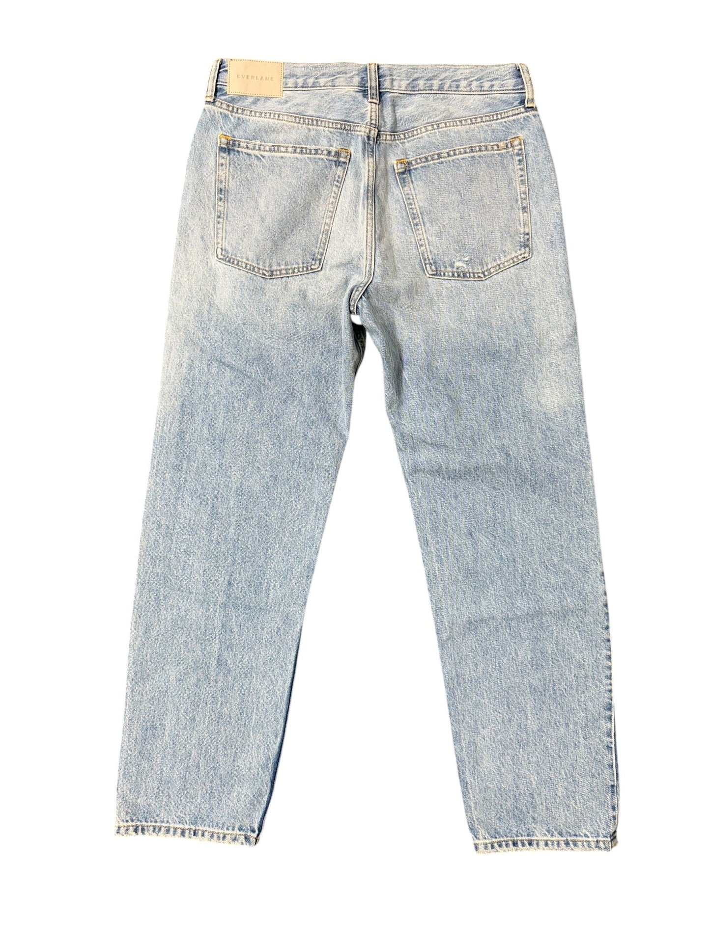 Jeans Straight By Everlane In Blue Denim, Size: 4